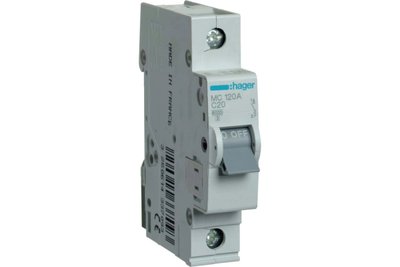Автоматичний вимикач (Hager In=20А «C» 6kA MC120A) Hager In=20А «C» 6kA MC120A фото