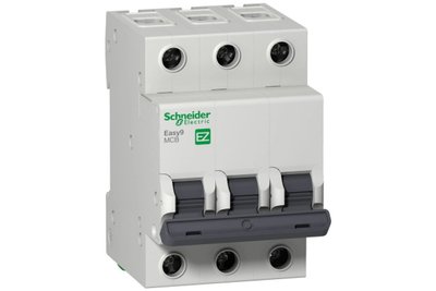 Автоматичний вимикач (Schneider Electric EZ9F34363 Easy9, 63A C) Schneider Electric EZ9F34363 Easy9, 63A C фото