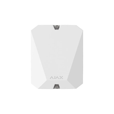 Модуль интеграции с 18 проводными зонами для подключения сторонних устройств к системе безопасности Ajax MultiTransmitter (White) 20355 фото