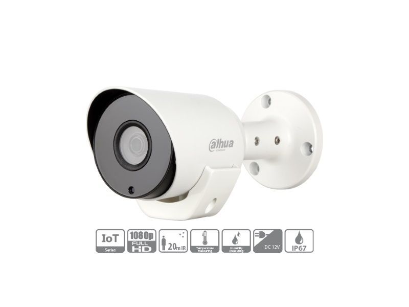 2 Мп HDCVI відеокамера з датчиками вологості і температури (DH-HAC-LC1220TP-TH (2.8мм)) DH-HAC-LC1220TP-TH (2.8мм) фото