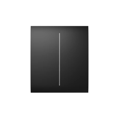 Центральная кнопка для двухклавишного выключателя Ajax CenterButton (2-gang), Black 45115 фото