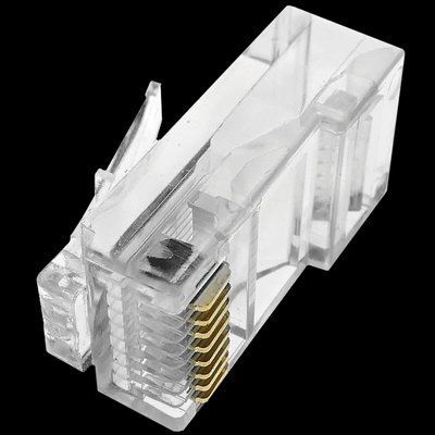 Конектор з'єднувальний неекранований (упаковка 100 шт) (RJ45 кат. 5e) RJ45 кат. 5e фото
