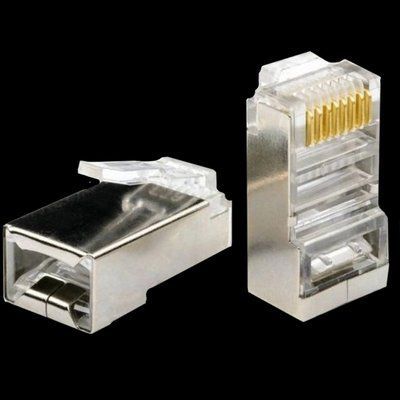 Конектор RJ45 cat.5e (екранований) (FTP P8P8CFTP P8P8C) FTP P8P8CFTP P8P8C фото
