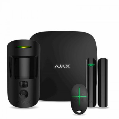 Комплект охранной сигнализации Ajax StarterKit Cam (Black) 20291 фото